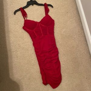 red homecoming dress